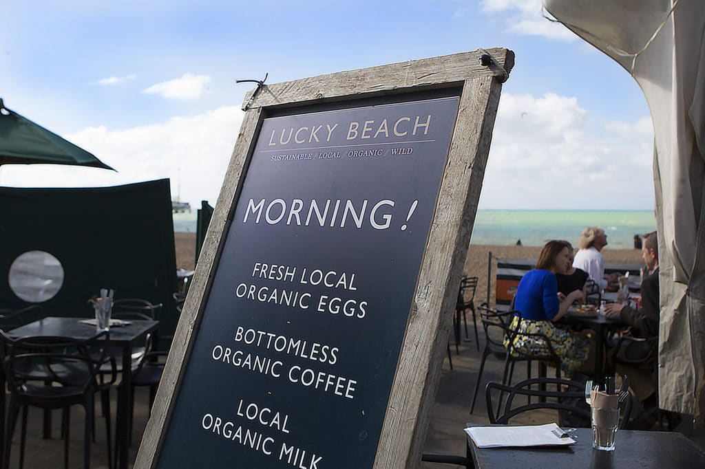 Lucky Beach, seafront cafe, Brighton jobs