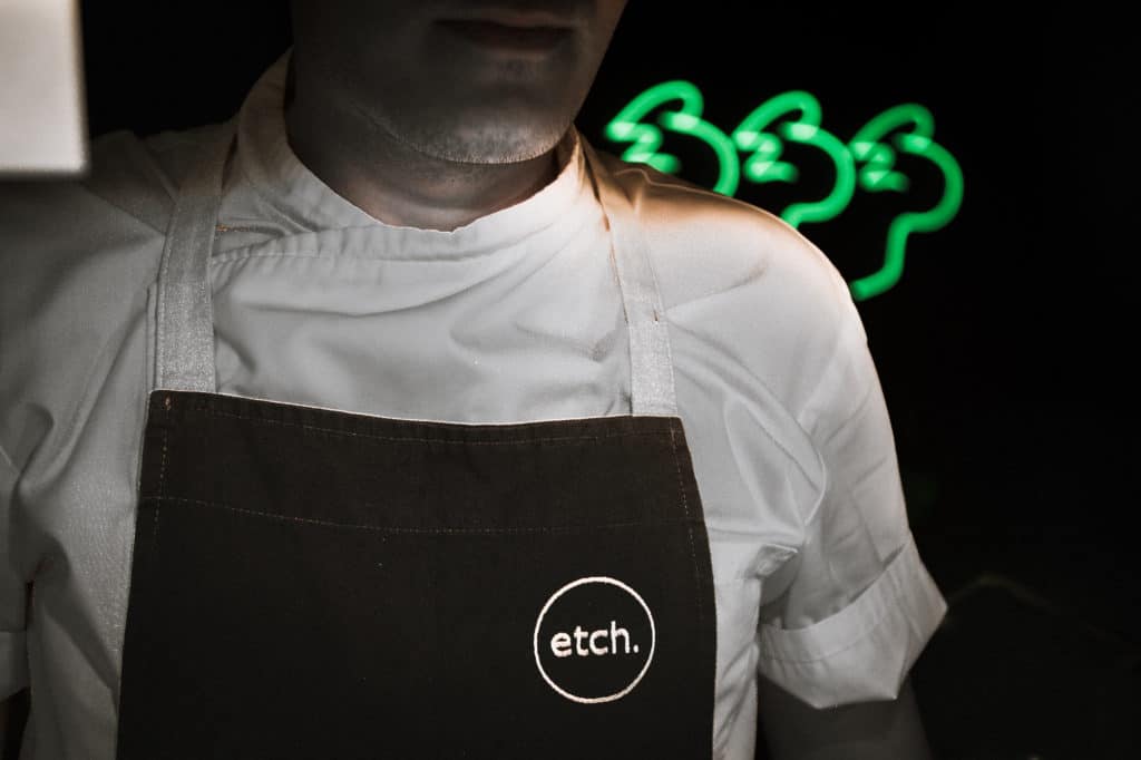 etch apron. Part of our guide on how to become a chef