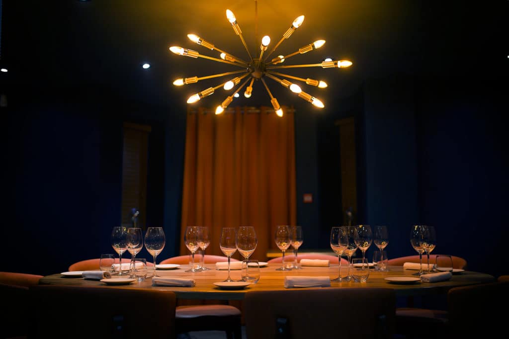 Private dining room at etch