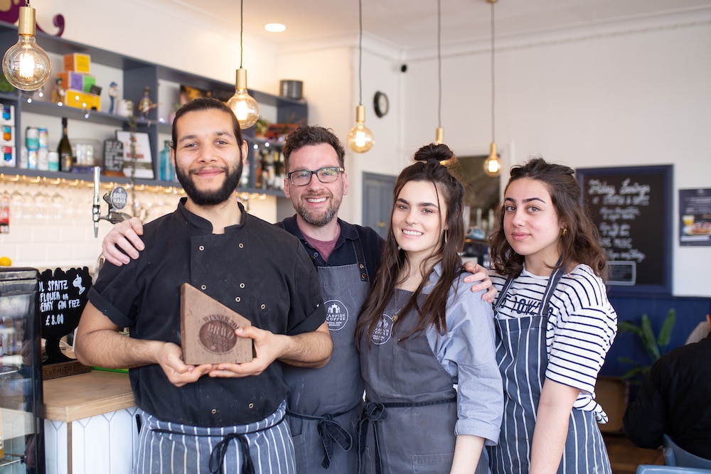 Tony Marks, Starfish and Coffee Brighton, winner of best brunch