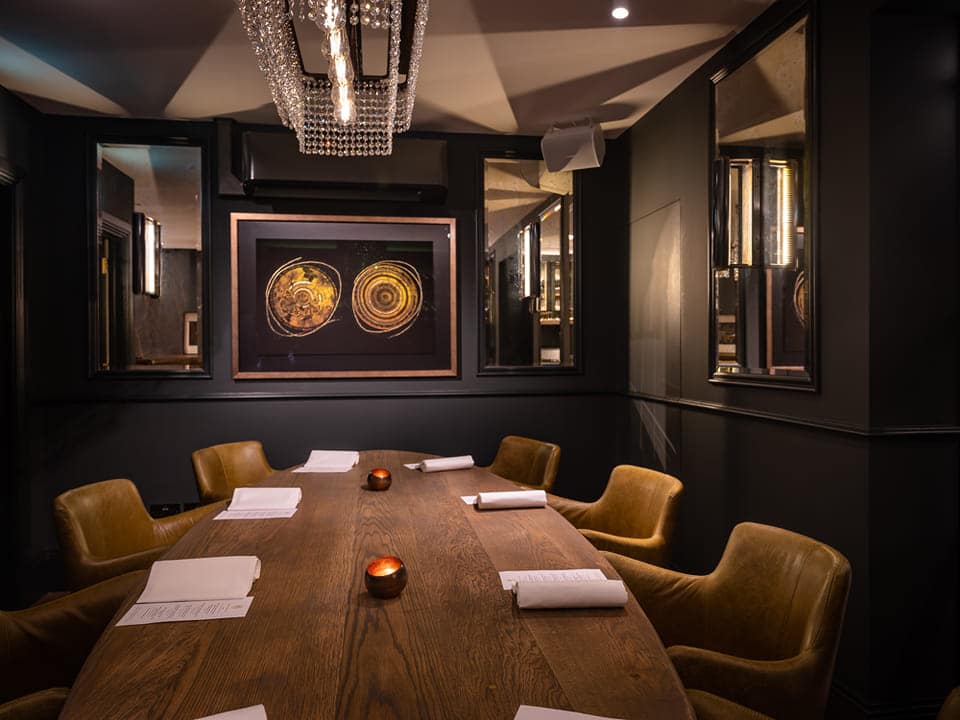 Private dining at Furna