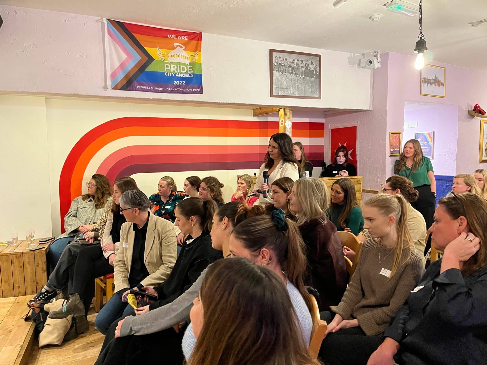 audience of the women in hospitality event