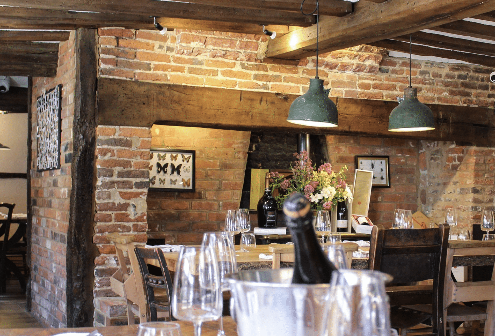 Interior of Poco Restaurant in Alfriston