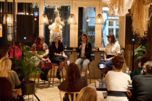 Women only panel at the women in hospitality event