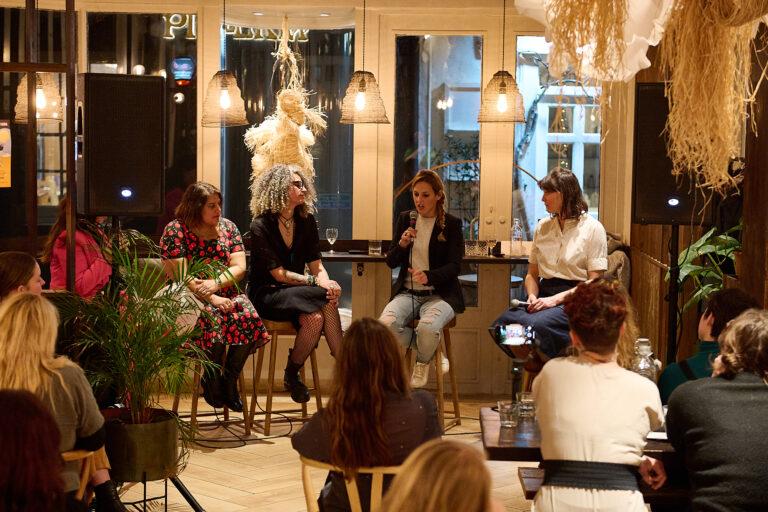 Women only panel at the women in hospitality event