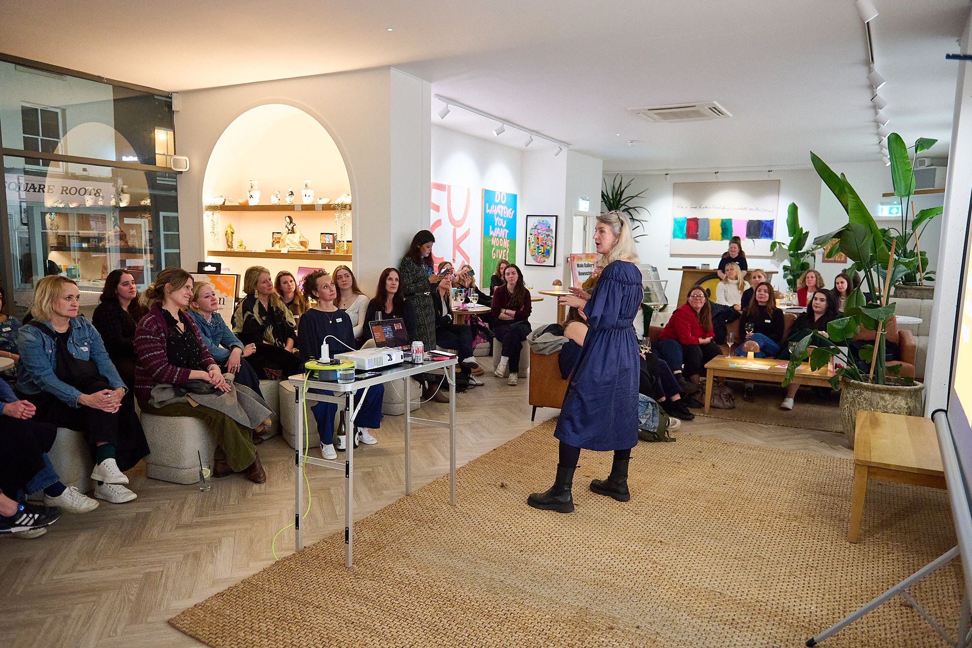 Helm Gallery is where Madeleine hosted a Women In Hospitality netowking event alongside Restaurants brighton and a Brighton hospitality crowd. 