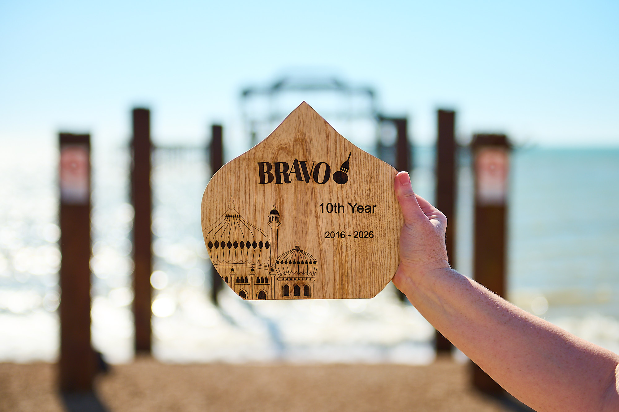 The BRAVO Awards in front of Brighton's iconic West Pier on Brighton seafront