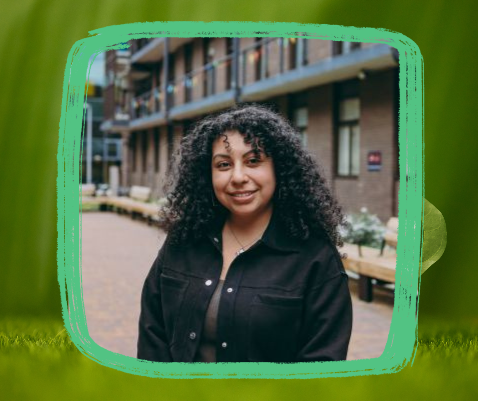 Sandra Delgado at the University of Sussex, sustainability