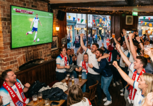 Where to watch the football in Brighton this summer - football pubs and sports bars. Busy pub in Brighton's North Laine.