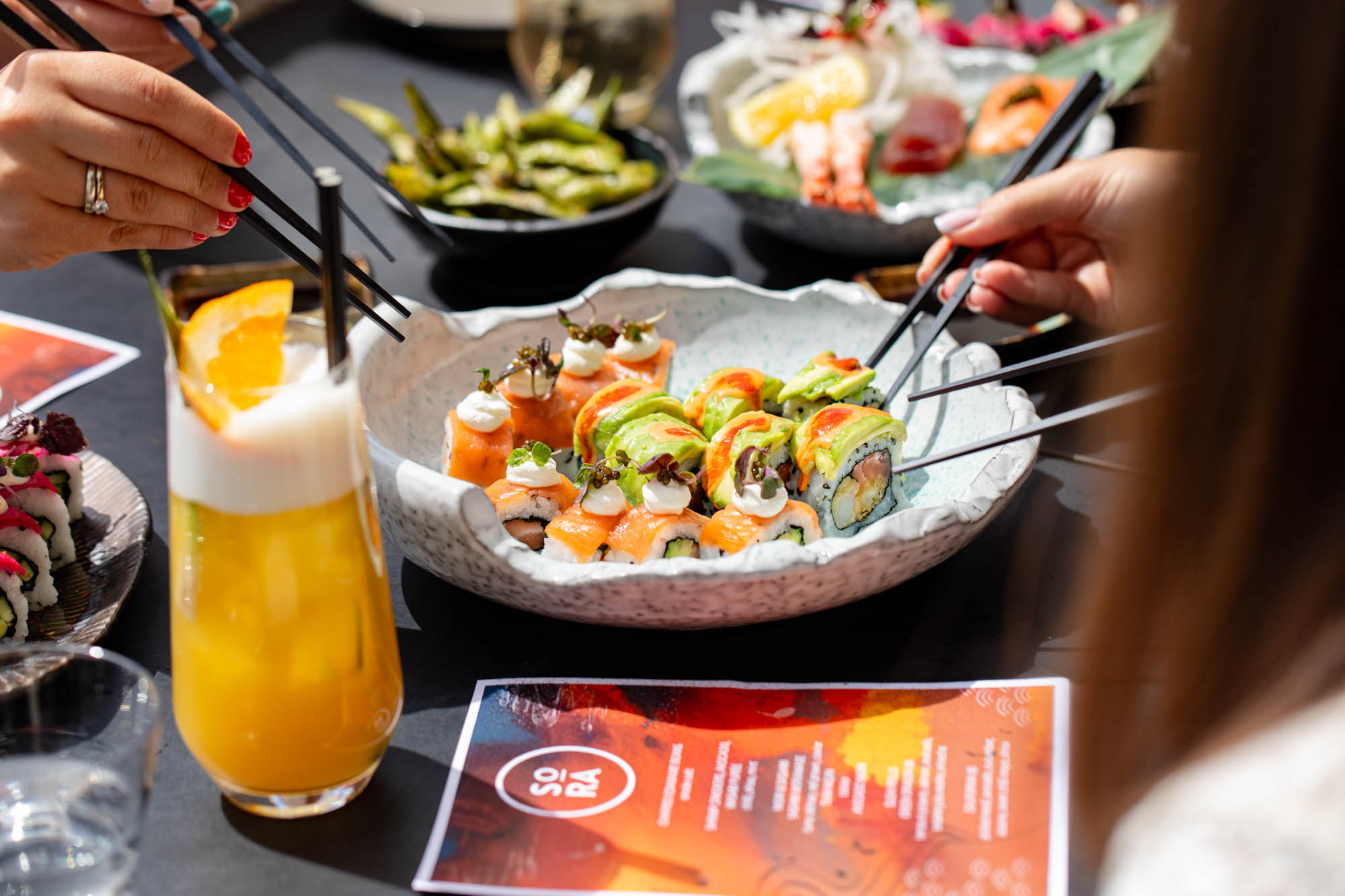 standout dishes at Sora