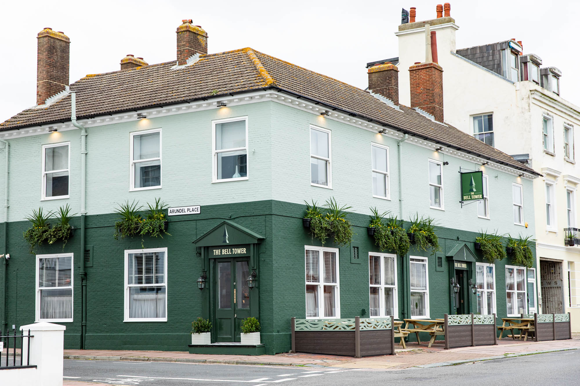 the exterior of The Bell Tower Pub in Kemptown