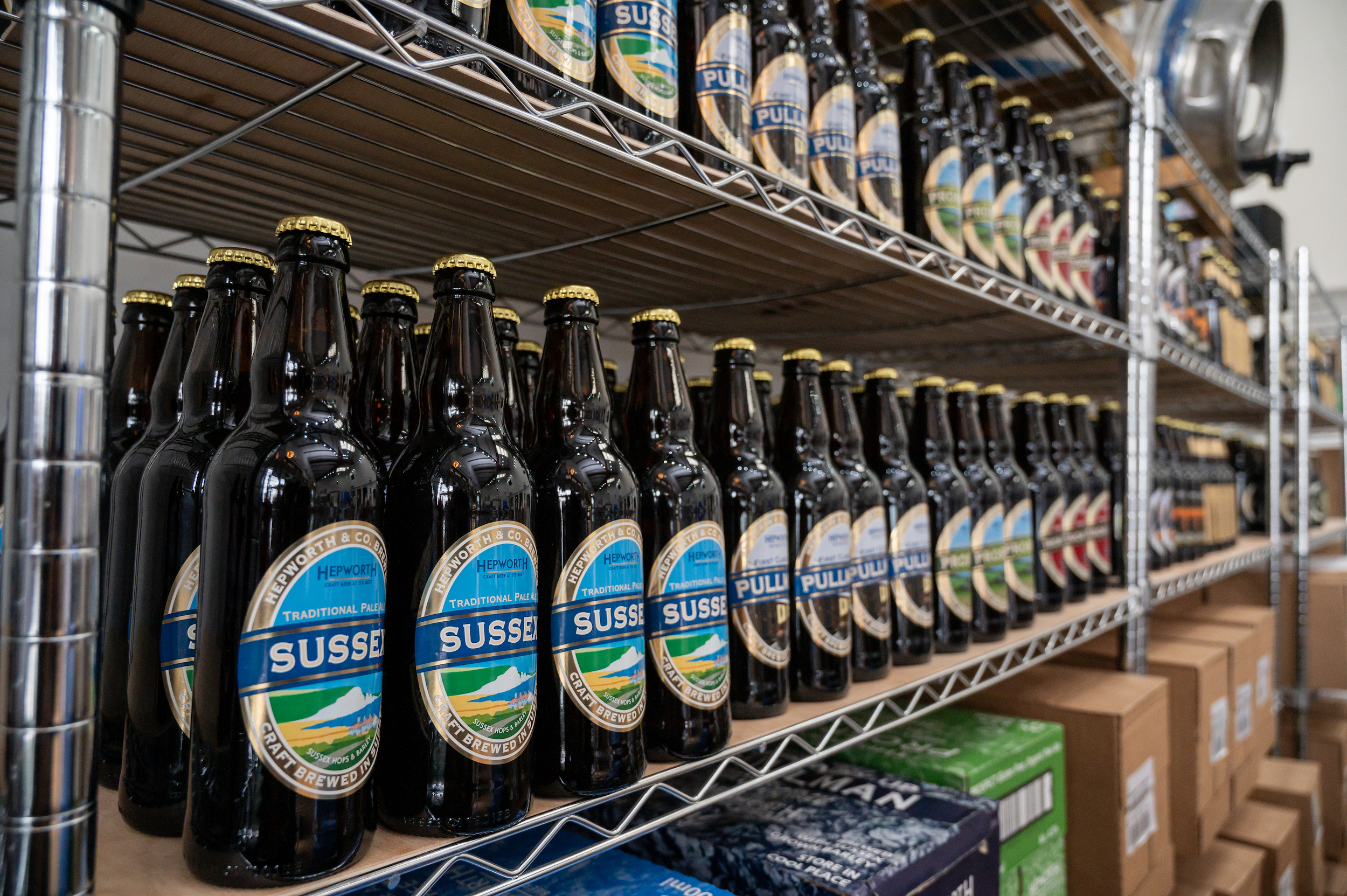 Craft Brewed Beer in Sussex. Bottled Beer