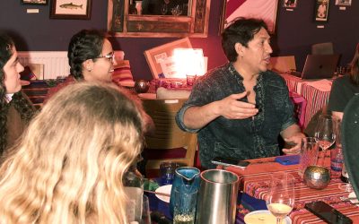 Alejandro and his team at Lima Nikeei discussing restaurants