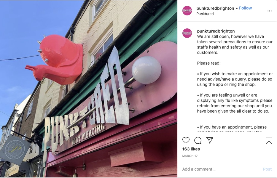 signage in the North Laine