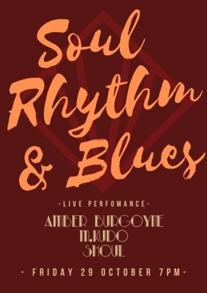 Blues night poster
