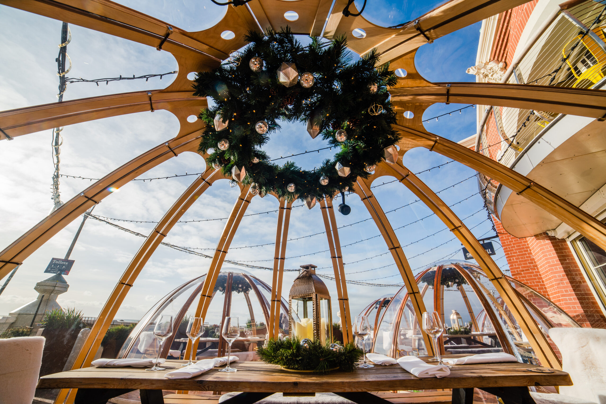 shelter hall igloo interior shot