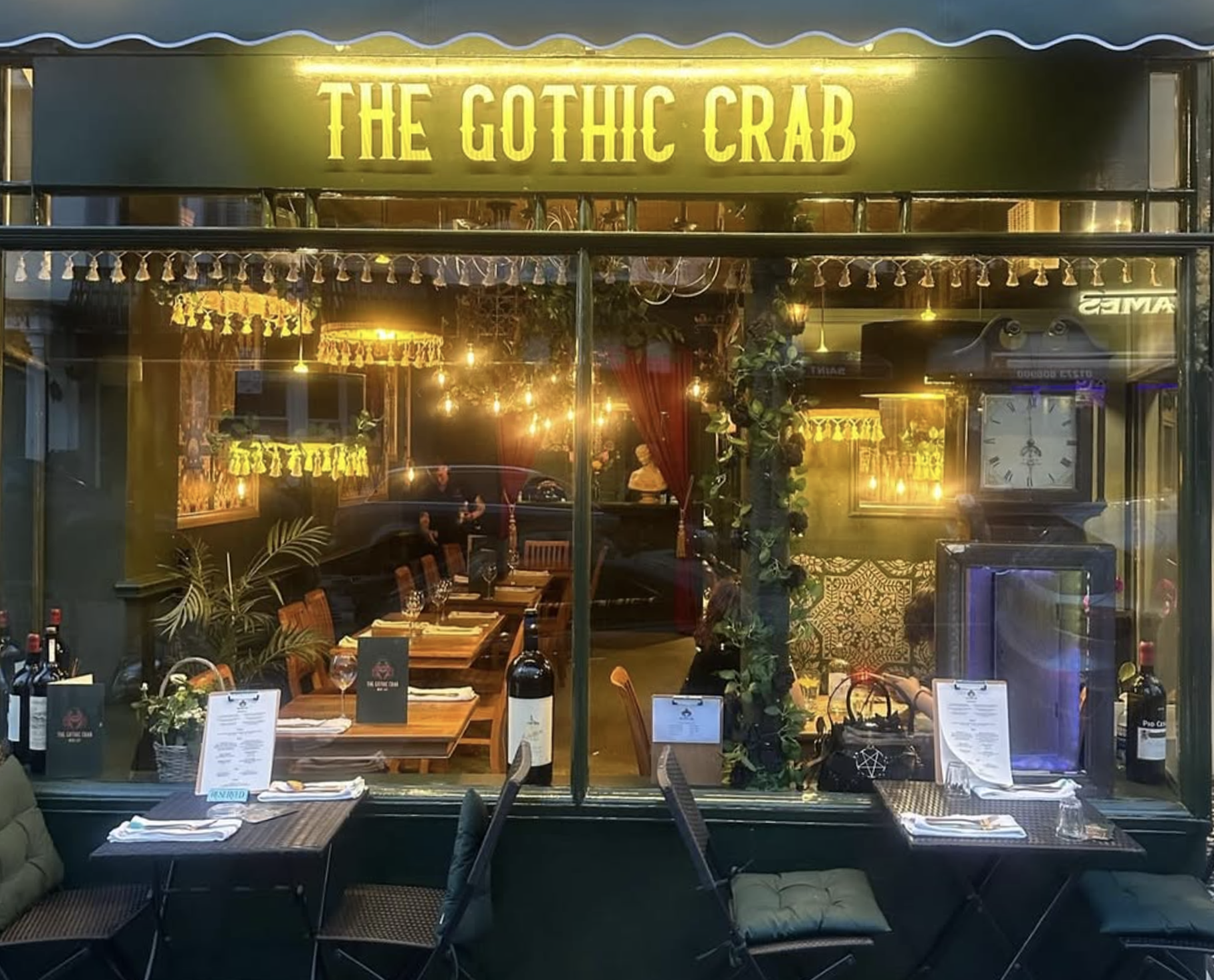 exterior shot of the Gothic Crab