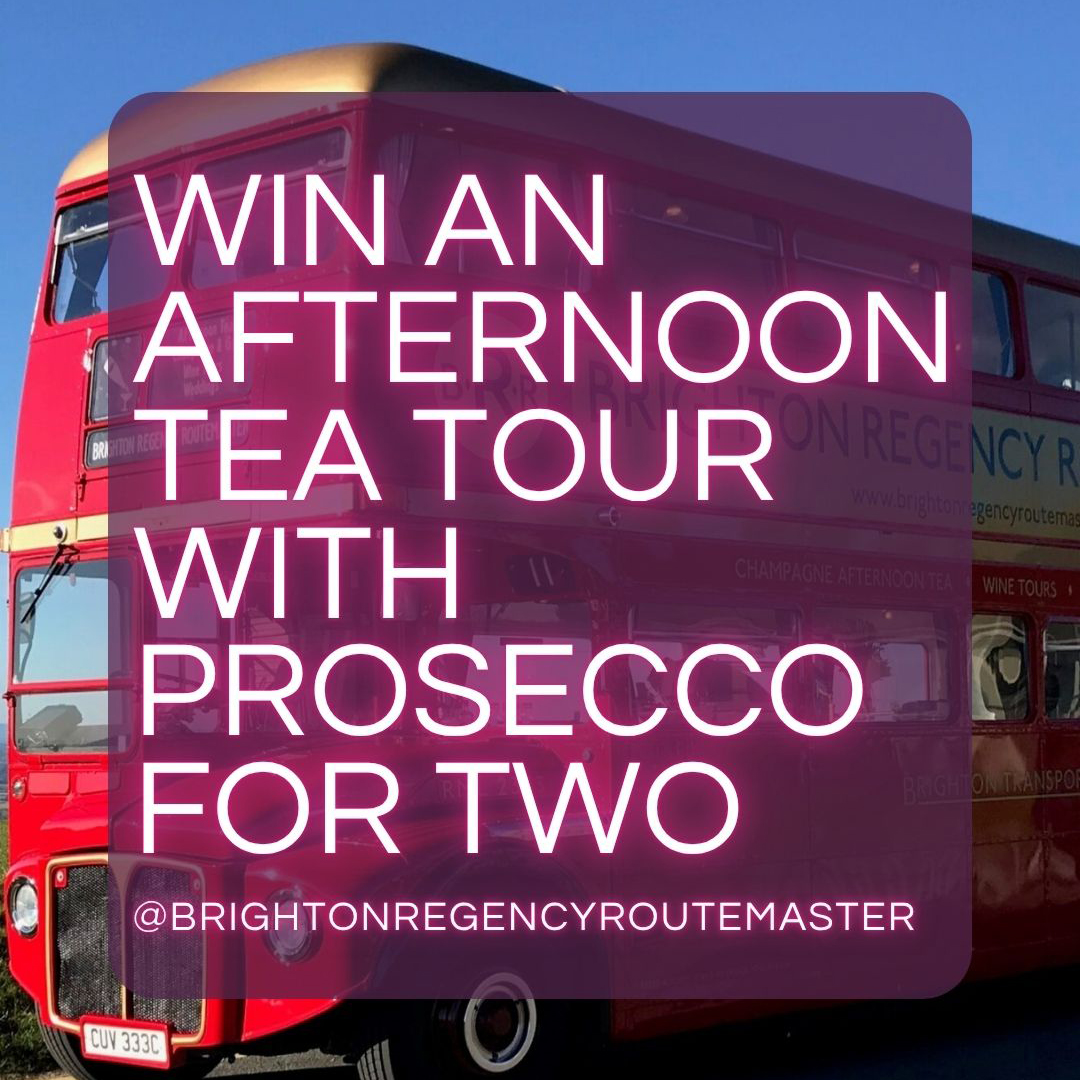 Win an afternoon tea tour with prosecco for two