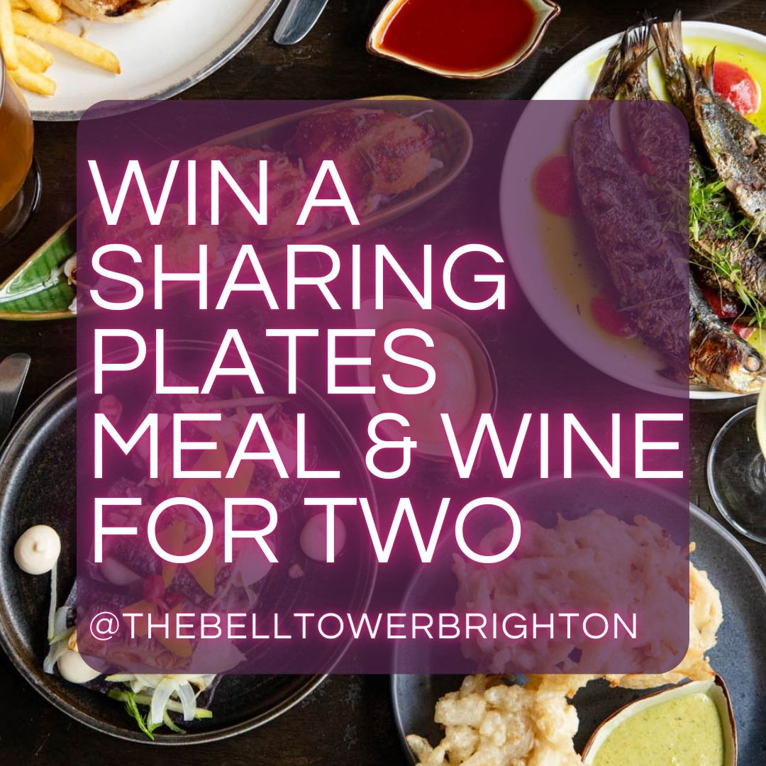 Win a sharing plates meal and wine for two at the Bell Tower Brighton