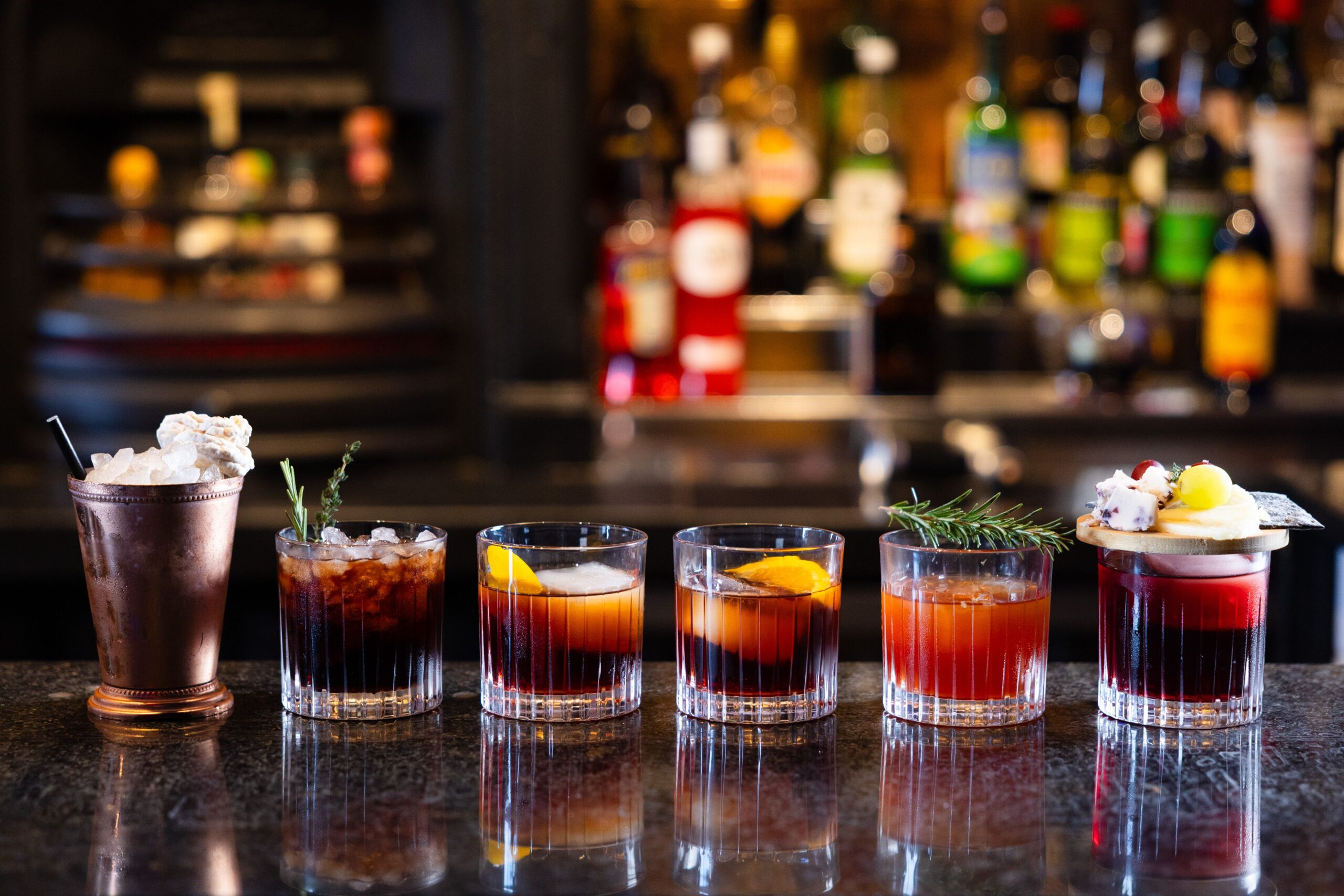 negronis at the bar