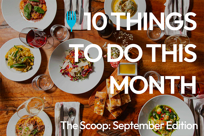 Gif rotating through images illustrating the top 10 things to do in brighton for september