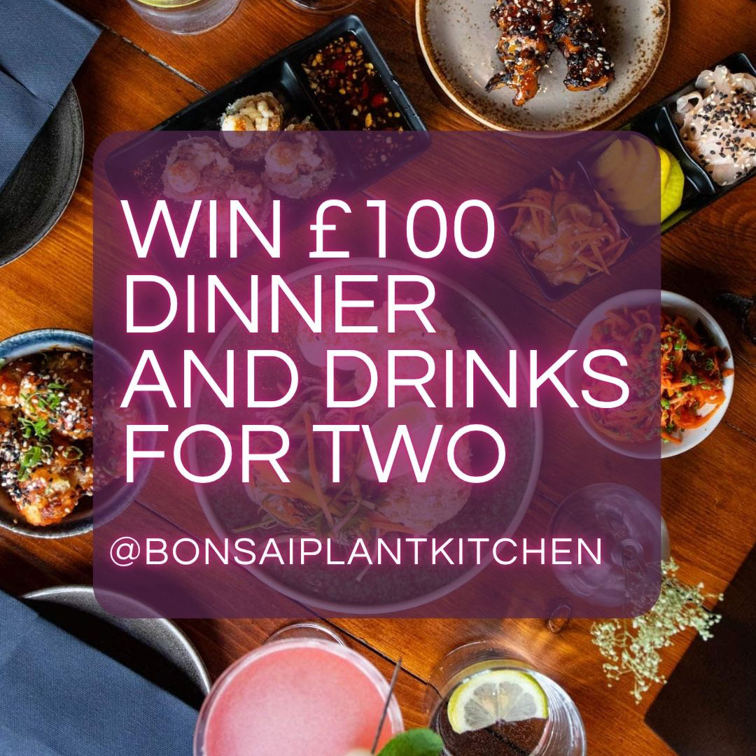 Win £100 dinner and drinks for two