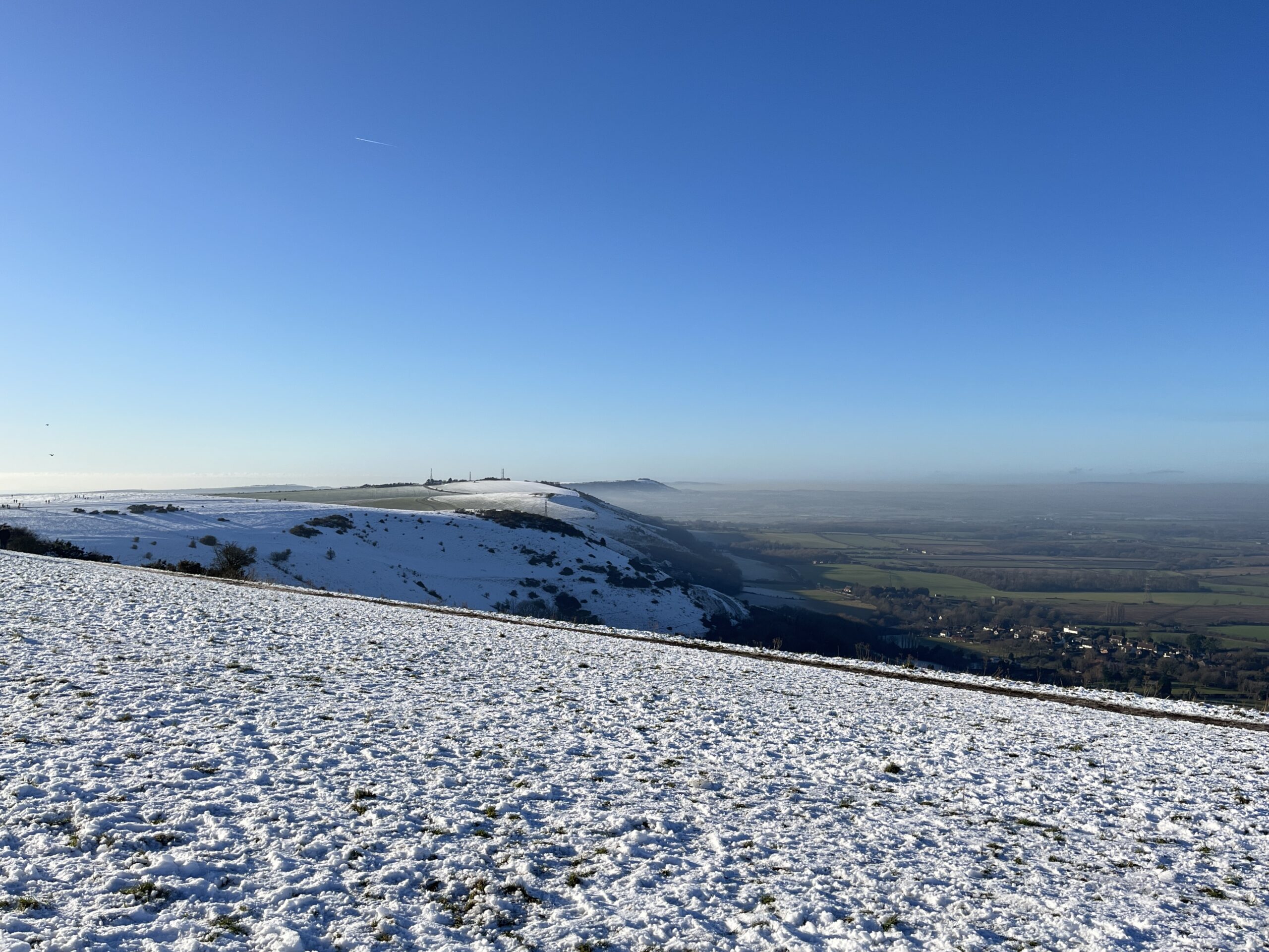 picture of Sussex covered in snow